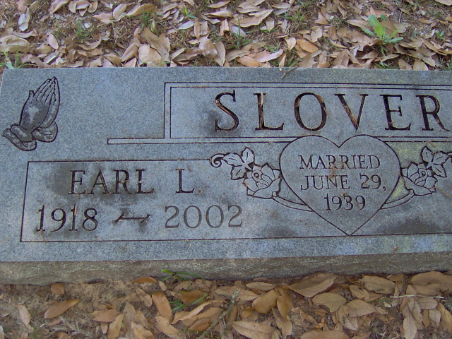Headstone for Slover, Earl L.